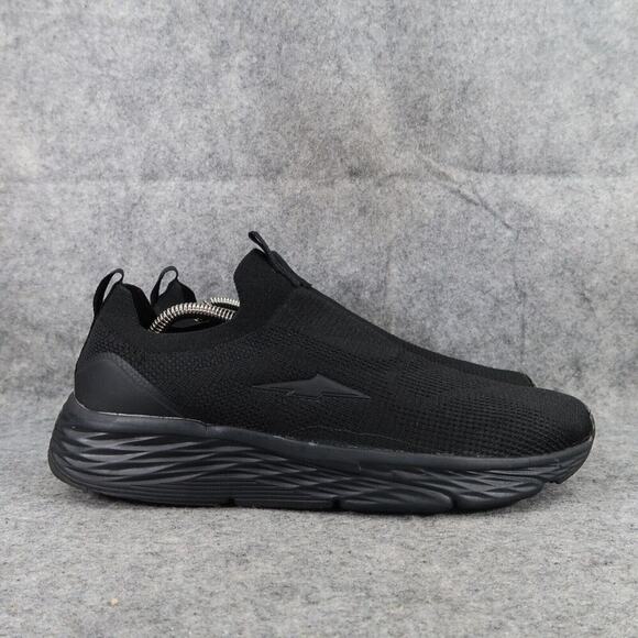 Avia Shoes Womens 11 Athletic Trainers Slip On Sneaker Comfort Active Black Knit - Picture 2 of 12